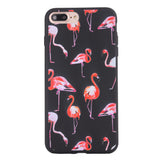 Fashion Flamingo Matte Soft  Case for iPhone 7 Plus