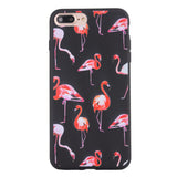 Fashion Flamingo Matte Soft  Case for iPhone 7 Plus