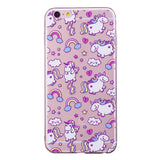 Cartoon Phone Case Transparent Soft TPU Non Slip Anti-Scratch Shock Absorption Phone Cover Case for iPhone