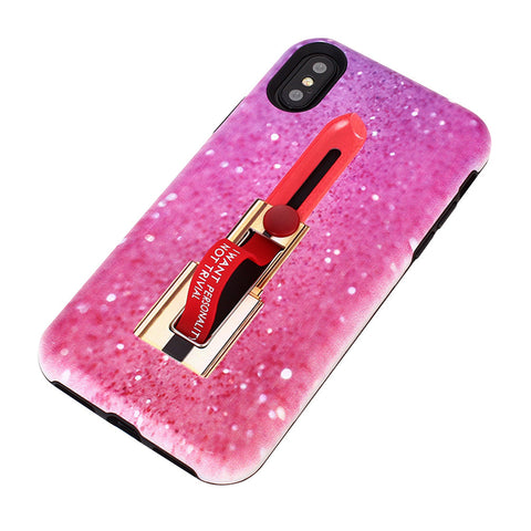 Lipstick Painting Pattern  Case Cover for iPhone