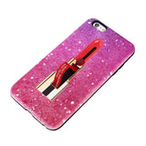 Lipstick Painting Pattern  Case Cover for iPhone