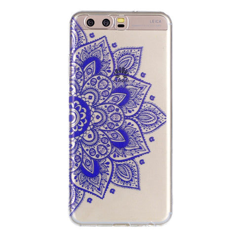 Colorful Flower Painting Phone Case  for Huawei P10 (Transparent)
