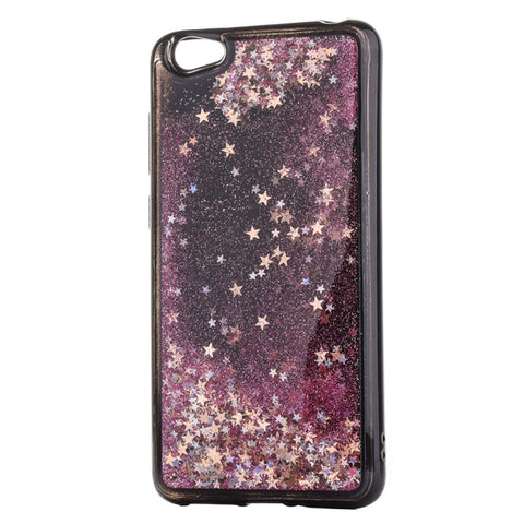 Glitter Phone Case  for VIVO Y55 (Pink)