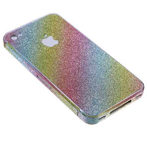 Glitter Rainbow Phone Cover Case For iPhone 4/4s
