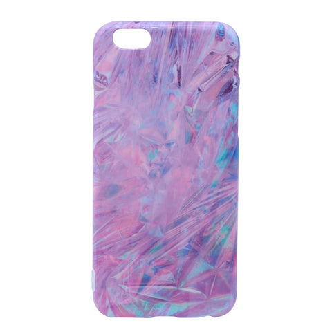 Marble Texture Case for iPhone 6/6S (Purple)