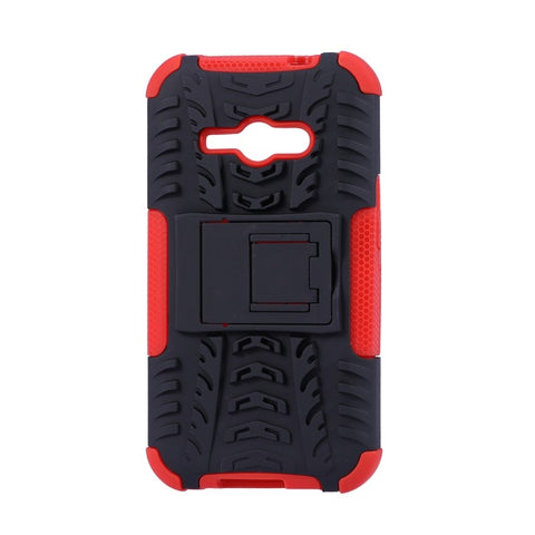Armour Phone Cover Creative Protective Phone Case for GALAXY J1 Ace (Red)